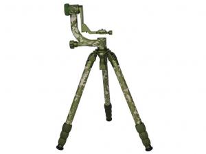 シルイ / 4段ビデオ三脚セット(ジンバルヘッド) 迷彩[CT-3204+CH-20-JP]