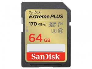 サンディスク / SDカード Extreme PLUS 64GB【SDSDXWH-064G-JNJIP】