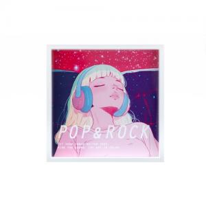 ケンコー レコードジャケット用ダブルフェイスフレーム ホワイト PS-LPDF-WH