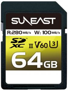 SUNEAST / ULTIMATE PRO V60 SDXCUHS-IIカード SE-SDU2064GC280 [64GB]