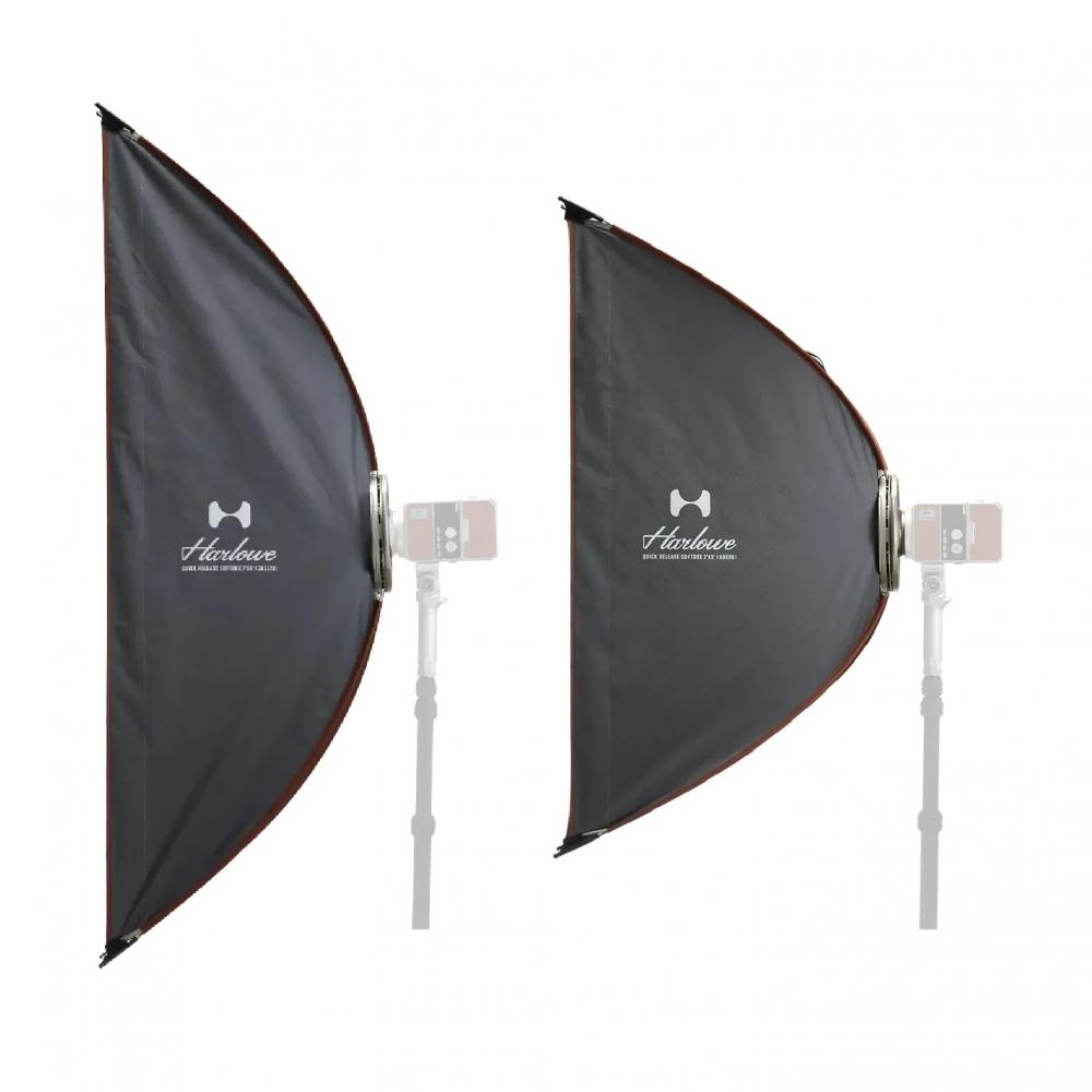 Harlowe / クイックリリースソフトボックスセット(30x120 cm、 60x90cm 各1/Bowens・Maxマウント対応)